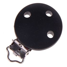 Silikonclip Schnullerclip 35mm 'schwarz' 33 auf Lager