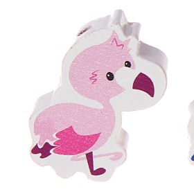 Motivperle Flamingo 'rosa' 22 auf Lager