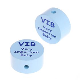 Motivperle Scheibe VIB Very Important Baby 'babyblau' 882 auf Lager