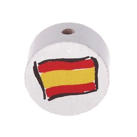 Motif bead disc flag 'Spain' 377 in stock 