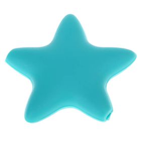 Silikonmotiv Stern 'helltürkis' 75 auf Lager