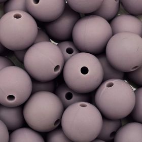 Silikonperle 12mm 'violett' 585 auf Lager