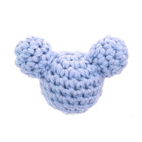 Crochet mouse 'baby blue' 22 in stock 