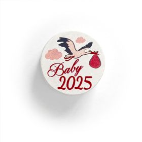 Motif bead disc Baby 2025 'baby pink' 5 in stock 