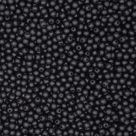 Holzperlen 6mm • 50 Stück 'schwarz' 44 auf Lager