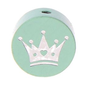 Motivperle Glitzerkrone 'mint' 2775 auf Lager