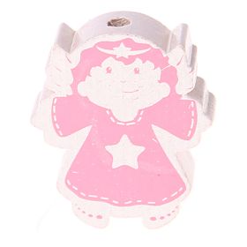 Motivperle Engel 'weiß-babyrosa' 652 auf Lager