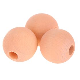 Watercolors wooden beads 10mm - 50 pieces 'apricot' 176 in stock 