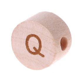 Letter beads disk laser engraving Ø 11 mm 'Q' 413 in stock 