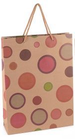 Bunte Geschenktüte (klein) 'Punkte' 0 auf Lager