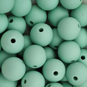 Silikonperle 12mm 'mint' 346 auf Lager