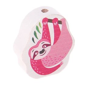 Motivperle Faultier 'pink' 91 auf Lager