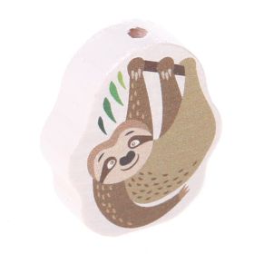 Motivperle Faultier 'braun' 18 auf Lager