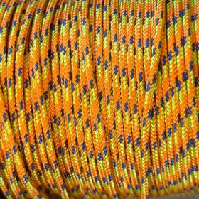 Paracord-Kordel Ø 2mm • 1 Meter 'orange-blau-gelb' 218 auf Lager