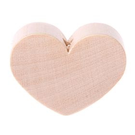 Motivperle Formperle Herz groß 'roh' 353 auf Lager