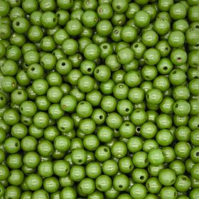 Holzperlen 12mm • 25 Stück 'oliv' 144 auf Lager
