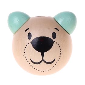 Motivperle 3D Bärchen 'mint' 234 auf Lager