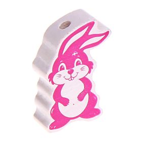 Motif bead rabbit 'dark pink' 47 in stock 