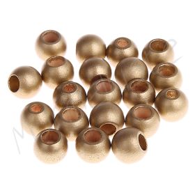 Safety beads 10mm - 25 pieces 'gold' 86 in stock 