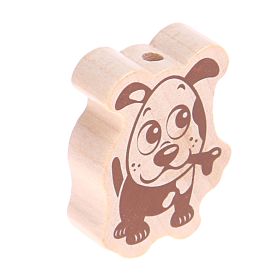 Motivperle Hund 'natur' 124 auf Lager