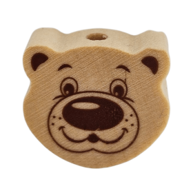 Motivperle Bärchen 'natur' 552 auf Lager