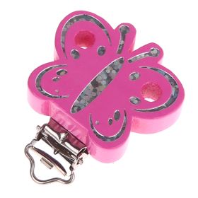 Glitter butterfly clip 'pink' 222 in stock 