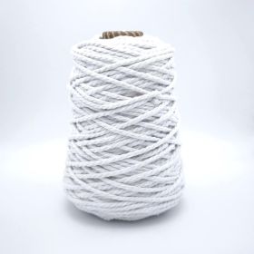 Makramee Baumwollkordel Ø 5mm  • 1 Meter 'weiß' 315 auf Lager