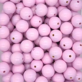 Holzperlen 25mm • 5 Stück 'rosa' 41 auf Lager