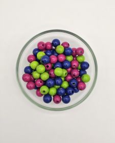 Holzperlen-Mix 10mm • 50 Stück 'Magic-Mix' 17 auf Lager