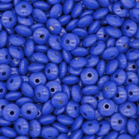 Wooden lenses 14mm - 50 pieces 'dark blue' 13 in stock 