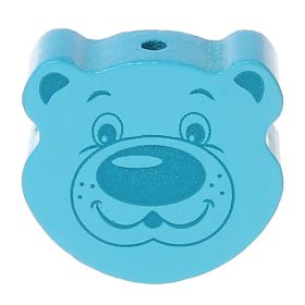 Motivperle Bärchen 'helltürkis' 490 auf Lager