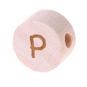 Letter beads disk laser engraving Ø 11 mm 'P' 235 in stock 