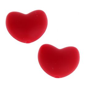 Silikonmotiv Herz 'rot' 40 auf Lager
