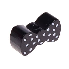 Bow motif bead 'black' 652 in stock 