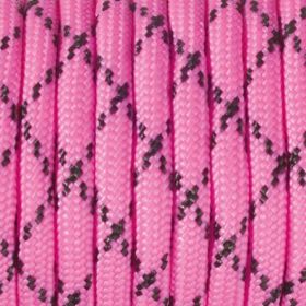 Paracord-Kordel Ø 4 mm • 1 Meter 'pink-schwarz' 136 auf Lager
