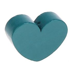 Motivperle Formperle Herz groß 'türkis' 476 auf Lager